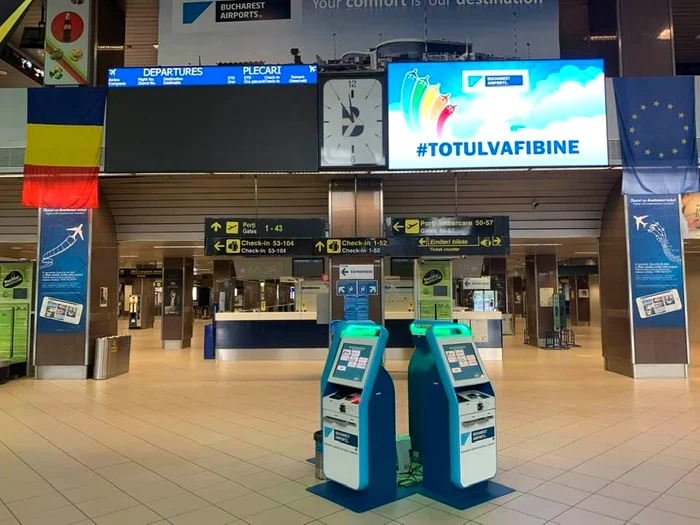 Aeroportul Otopeni suferă și acum la capitolul pasageriFoto: CNAB