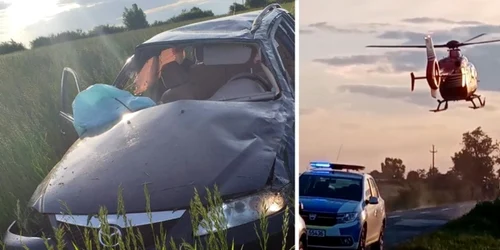 accident în Bihor în localitatea tinca foto