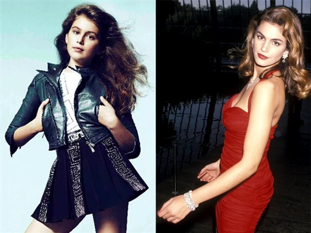 
    Kaia si Cindy Crawford (foto: thelook.today.msnbc.msn.com)  