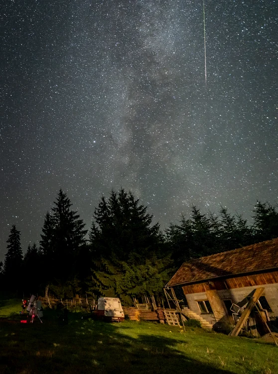 Perseidele, ploaia de meteori Foto: FB Observator Astronomic 