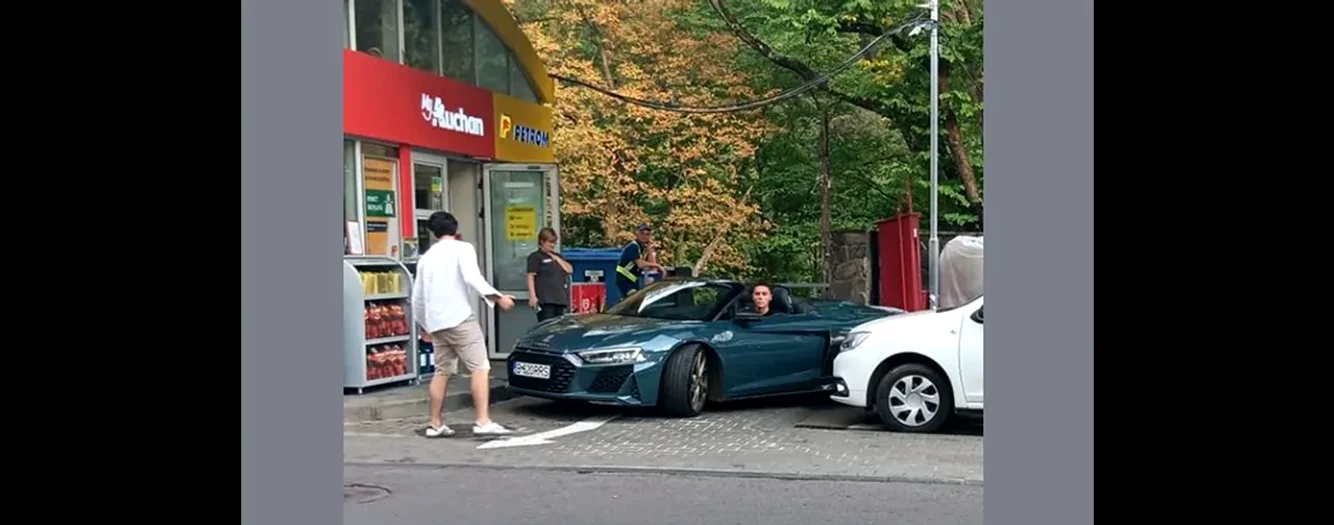 David Popovici, la volanul bolidului său. Foto X