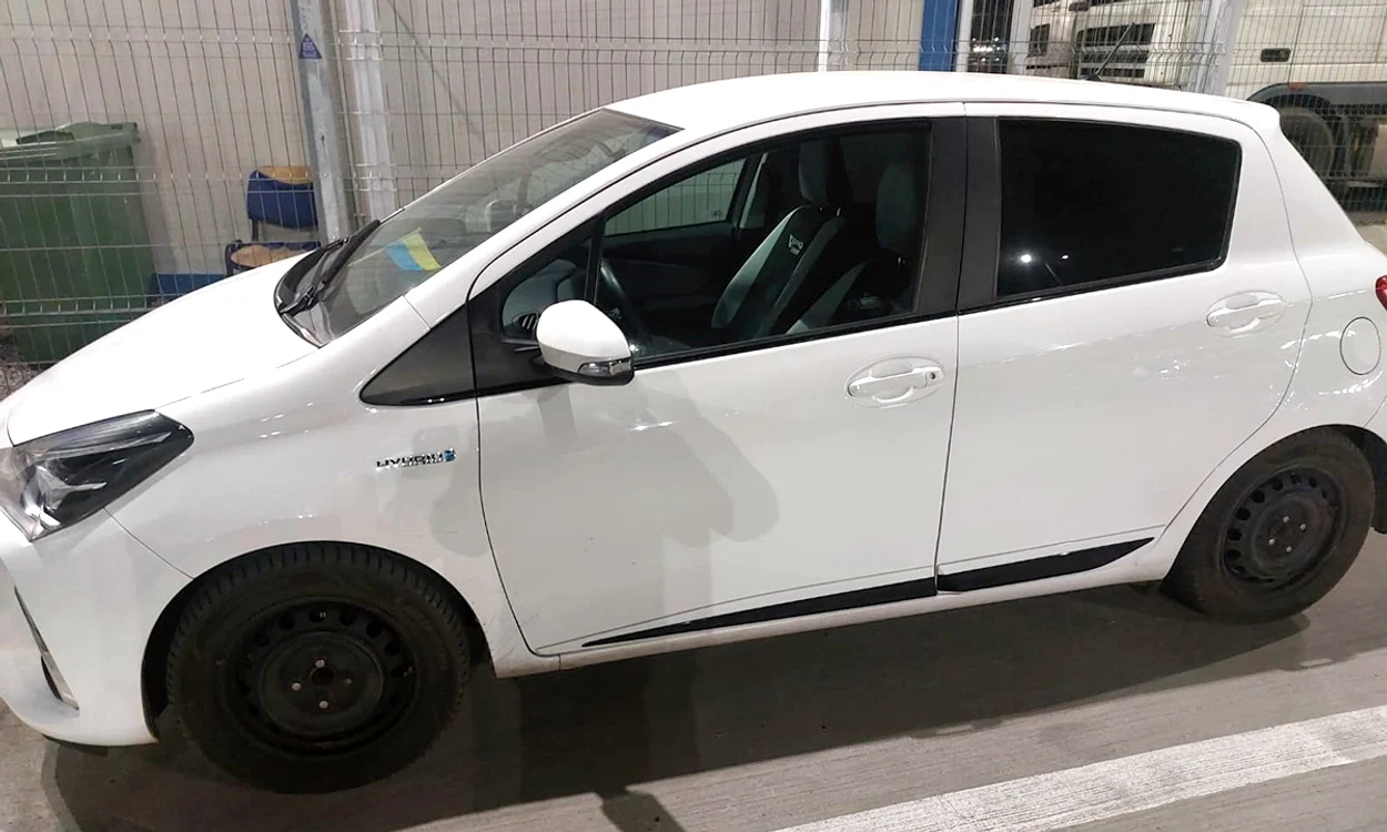 La volanul mașinii se afla un ucrainean FOTO: Poliția de Frontieră