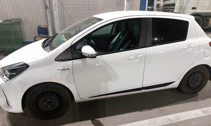 La volanul mașinii se afla un ucrainean FOTO: Poliția de Frontieră