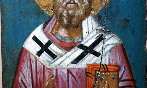 Sfântul Spiridon a trăit între anii 270 și 348, în insula Corfu din Grecia, alegând calea credinței după moartea timpurie a soției iubite jpeg