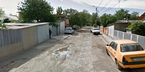 Nefericita stradă Pictor Isser din Galaţi FOTO Arhiva Adevărul