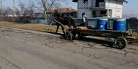 localnicii duc apa cu caruta FOTO Cosmin Zamfirache jpg