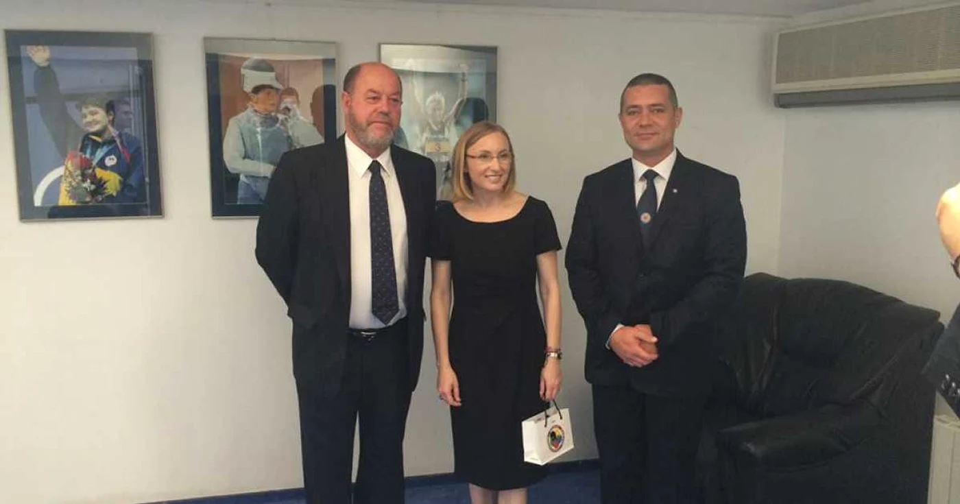 Antonio Espinos, Gabriela Szabo şi Lucian Băroiu FOTO Facebook