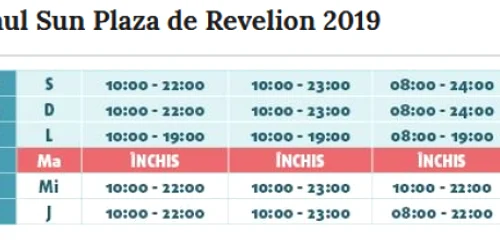 program sun plaza revelion