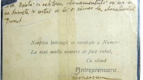 Gândul: Miţi Vasilescu, patroană de bordel din anii '30 Cum arăta "abonamentul" la stabiliment jpeg
