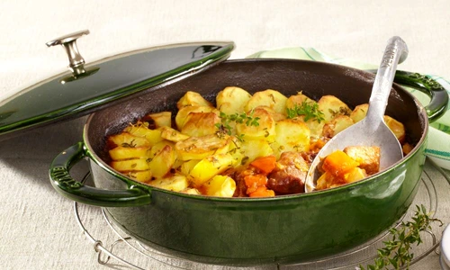 Oven cooked squash and potato goulash + steps jpeg