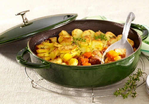 Oven cooked squash and potato goulash + steps jpeg