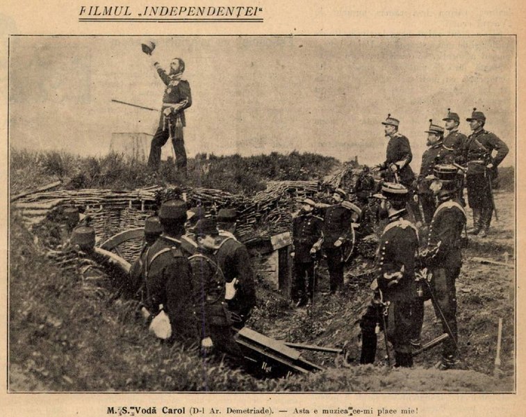 Premiera filmului „Independența României”,  prima mare producție cinematografică istorică românească