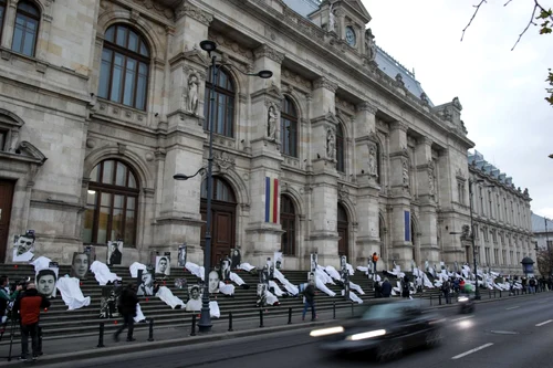 Protest la 6 ani de la incendiul de la Colectiv FOTO Inquam Photos / Octav Ganea