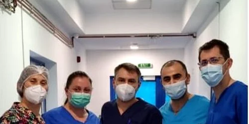 calarasi echipa de medici care a realizat operatia FOTO Faceb/Bogdan Mihai
