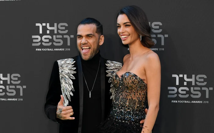 Dani Alves și soția sa, Joana Sanz. Foto Facebook