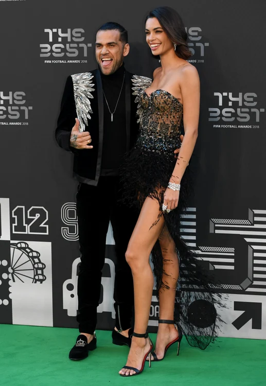 Dani Alves şi Joana Sanz la FIFA Best Awards Londra 2018