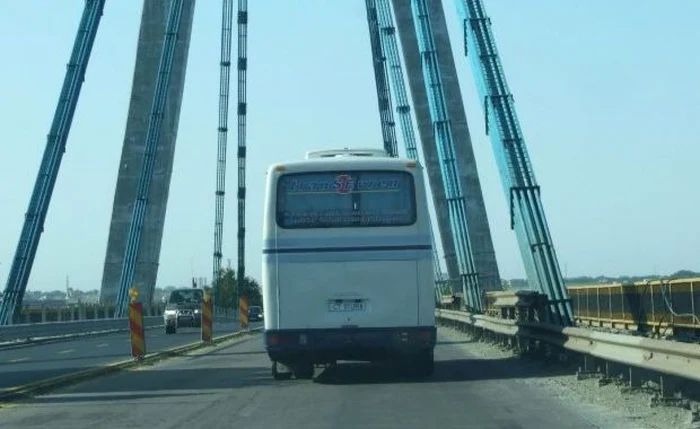 Podul de la Agigea, redeschis circulaţiei FOTO Adevărul Constanţa