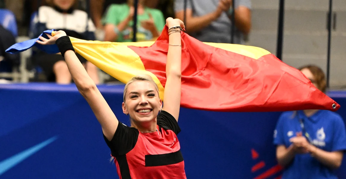 Berni Szocs, port-drapelul României la Mondialele de tenis de masă. Foto COSR