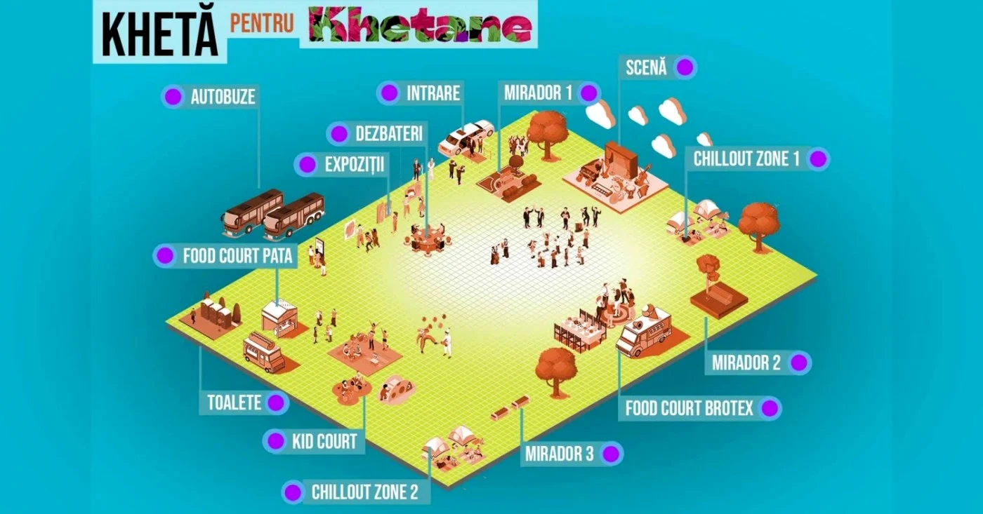 Festivalul va avea food court, zone de relaxare, dezbateri, expoziţii, scene. FOTO: Pata Radio