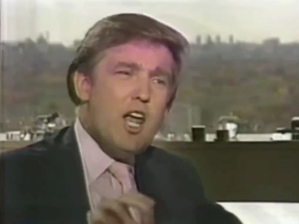 Donald Trump în 1987/FOTO: Captură video X/@RealGrokMAGA