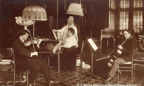 George Enescu și Regina Elisabeta a României