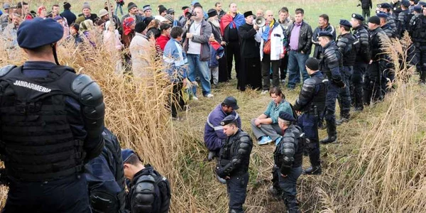 proteste pungesti gaze de sist chevron FOTO Mediafax