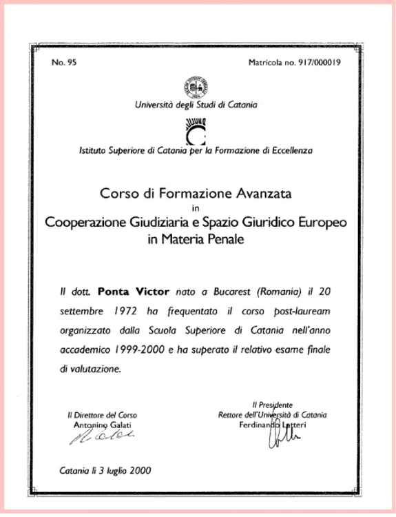 Diploma lui Ponta nu este de master, ci de absolvire a unui curs de formare profesională avansată