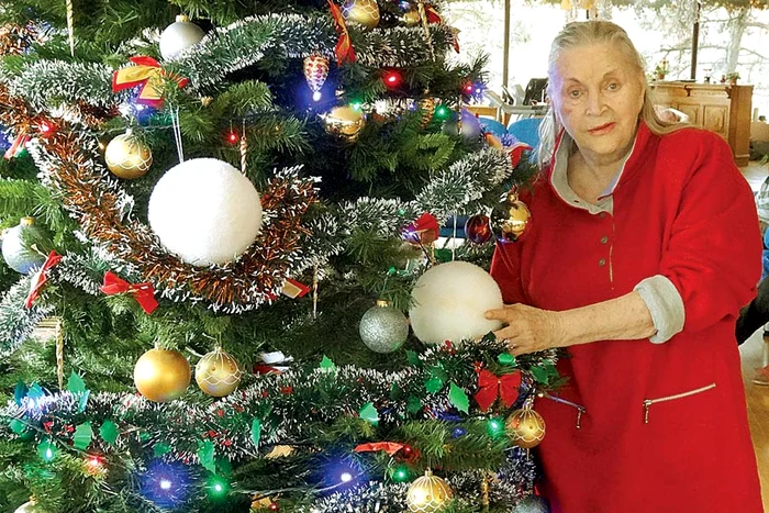 Zina Dumitrescu s-a îngrăşat după Sărbători, pentru că la azil i se fac toate poftele (Foto: arhivă personală)