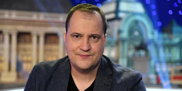Serban Huidu, prezentator la Cronica Cârcotașilor sursa Prima  tv 