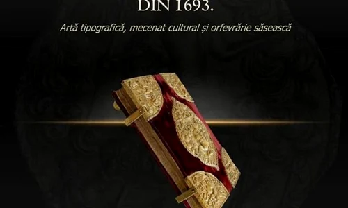 Exponatul lunii aprilie la MNIR: „Evanghelia Greco Română din 1693  Artă tipografică, mecenat cultural și orfevrărie săsească” jpeg