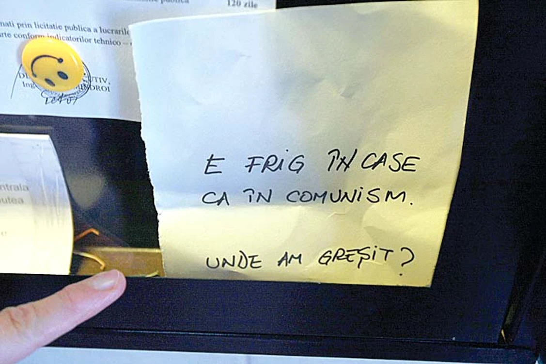 Biletul a fost  pus la avizier 