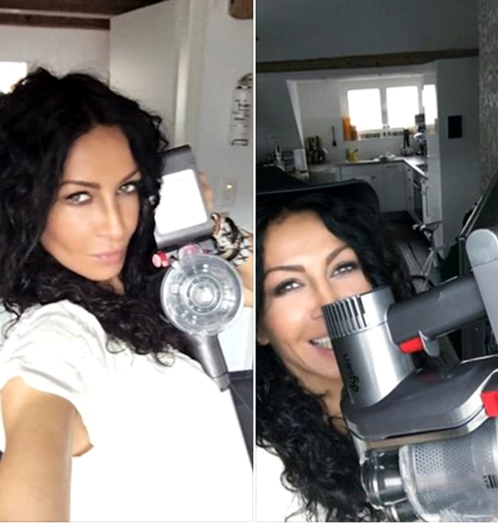 Răduleasca s-a pozat cu obiectele casnice