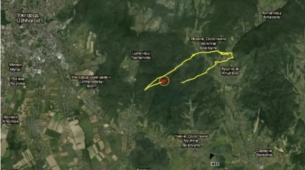 Ukrajina objavila pot dronu, ki naj bi kršil njen zračni prostor iz Madžarske