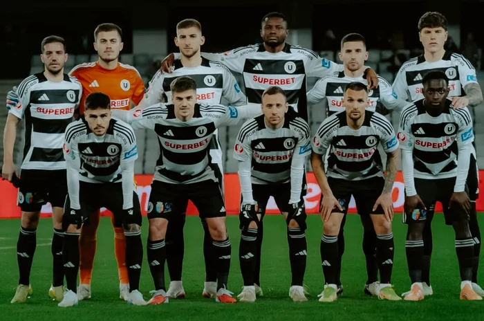 Echipa cu care a început U Cluj  FOTO Facebook U Cluj