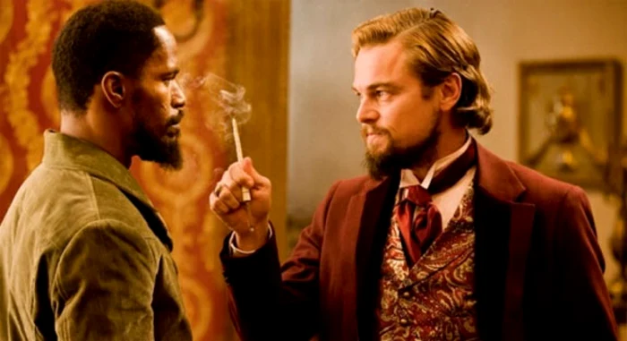 Jamie Foxx şi Leonardo DiCaprio în „Django Unchained”, regizat de Quentin Tarantino