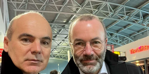 Rares Bogdan si Manfred Weber FOTO Fb Rares Bogdan jpg