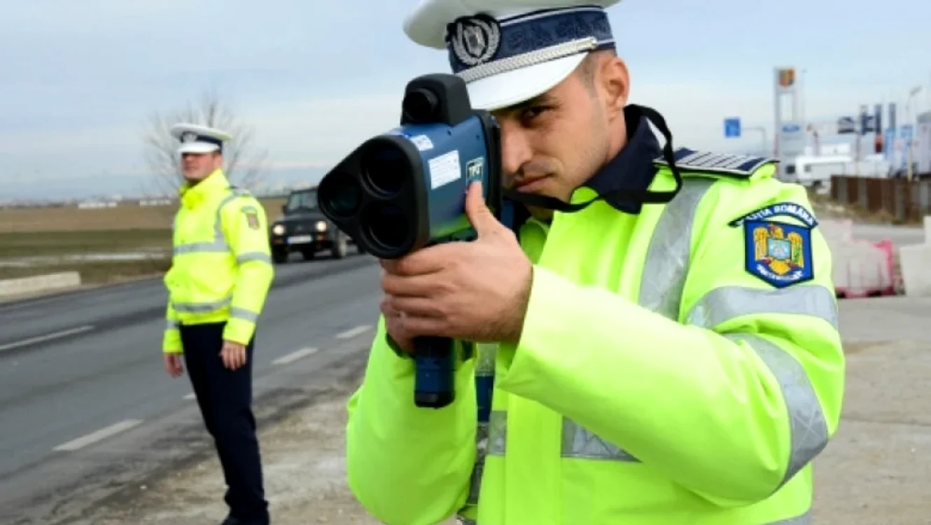 Camionagiul ucrainean a fost înregistrat de radar cu 81 de kilometri pe oră. SURSA Arhivă