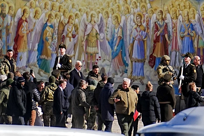 Joe Biden în vizită la Kiev FOTO Profimedia
