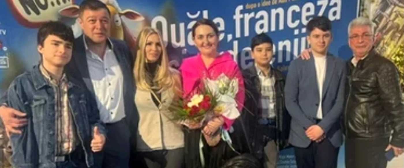 Prigoană, cu familia la lansarea “Pup-o, mă 3” foto: Alina Erimia 