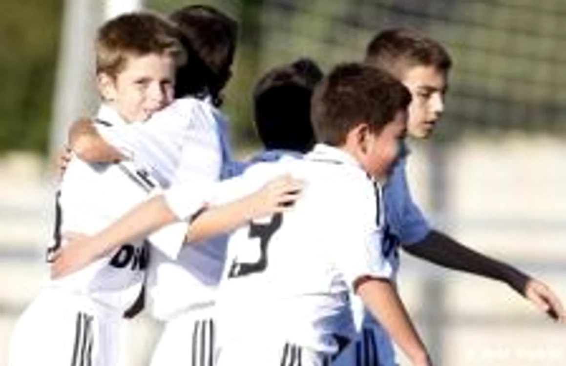 Copii de la grupele cele mai mici ale clubului madrilen