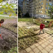 un roman curata parcuri si spatii publice in bulgaria foto captura video instagram fixer dad  png
