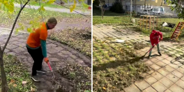 un roman curata parcuri si spatii publice in bulgaria foto captura video instagram fixer dad  png