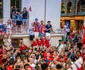 Fanii au întâmpina echipa națională de fotbal a Norvegiei după revenirea la Oslo FOTO Profimedia