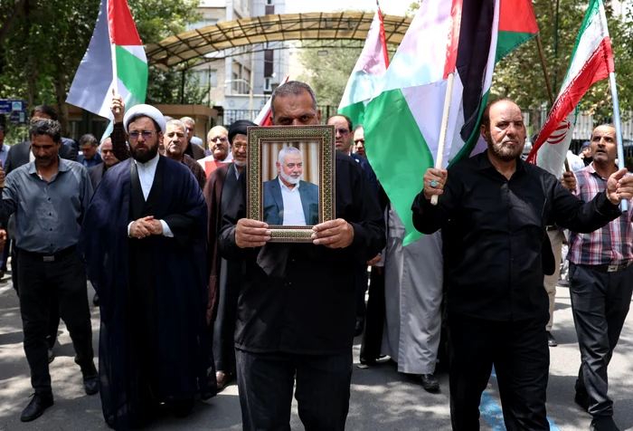 Iranienii protestează după uciderea liderului Hamas în Teheran FOTO EPA-EFE