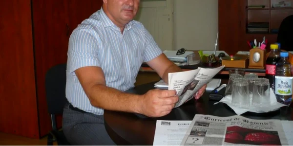 Laurenţiu Baranga pe vremea când era liderul organizaţiei Vâlcea a partidului Forţa Civică Foto Curierul de Râmnic