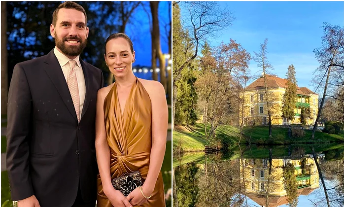 Nicolae si Alina Maria, cina la castel Instagram jpg