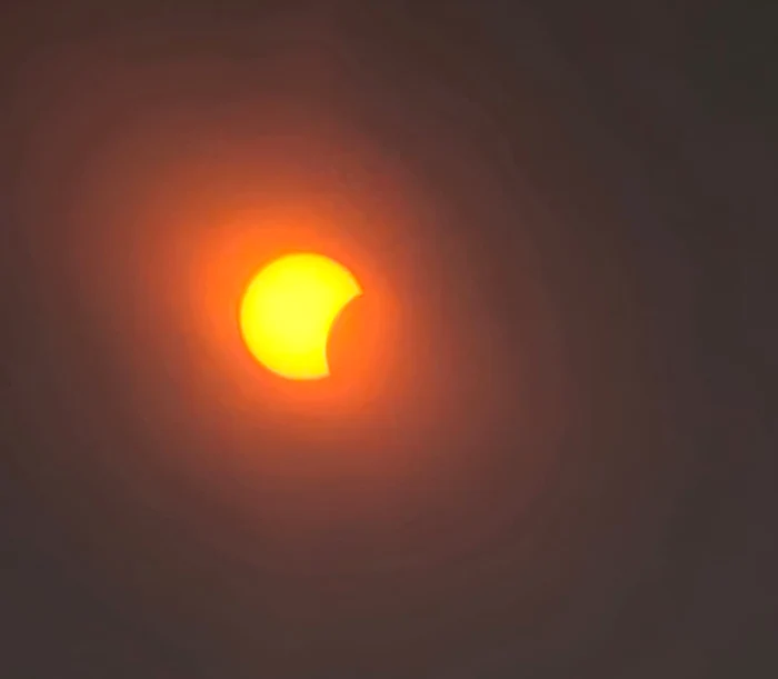 Eclipsa de soare în Spania FOTO: Alexandra Tătaru