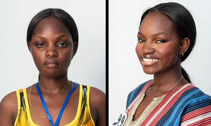 Una dintre femeile machiate de Anita (Foto: Guinness World Records)