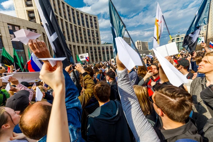 Proteste la Moscova faţă de blocarea Telegram 2018 FOTO SHUTTERSTOCK