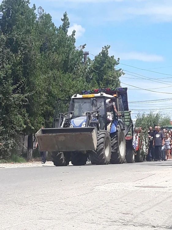 Copilul de 3 ani a fost condus pe ultimul drum FOTO Ana Popescu